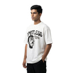 Limitlessoversized cotton t-shirt for men and women by BOMBAE STORE