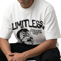 Limitlessoversized cotton t-shirt for men and women by BOMBAE STORE