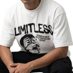 Limitlessoversized cotton t-shirt for men and women by BOMBAE STORE