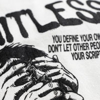 Limitlessoversized cotton t-shirt for men and women by BOMBAE STORE