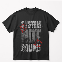 System Not Foundoversized cotton t-shirt for men and women by BOMBAE STORE