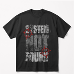 System Not Foundoversized cotton t-shirt for men and women by BOMBAE STORE
