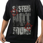 System Not Foundoversized cotton t-shirt for men and women by BOMBAE STORE