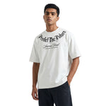 Predict The Futureoversized cotton t-shirt for men and women by BOMBAE STORE