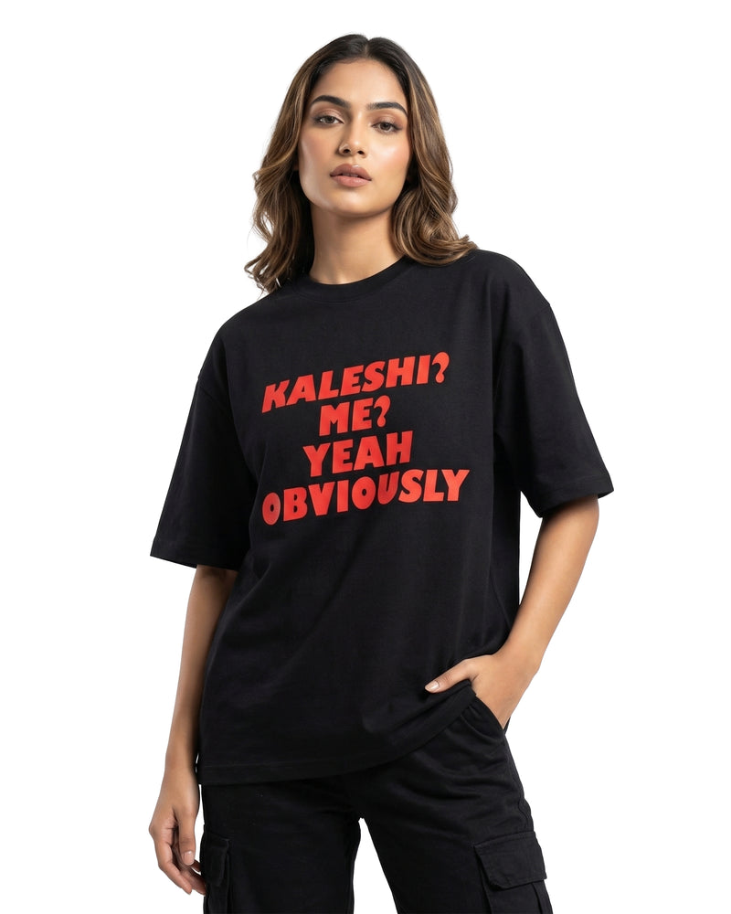 Kaleshi?oversized cotton t-shirt for men and women by BOMBAE STORE