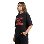 Kaleshi?oversized cotton t-shirt for men and women by BOMBAE STORE