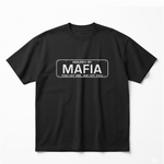 Insured by Mafiaoversized cotton t-shirt for men and women by BOMBAE STORE