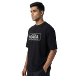 Insured by Mafiaoversized cotton t-shirt for men and women by BOMBAE STORE