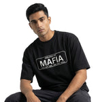 Insured by Mafiaoversized cotton t-shirt for men and women by BOMBAE STORE