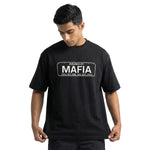 Insured by Mafiaoversized cotton t-shirt for men and women by BOMBAE STORE