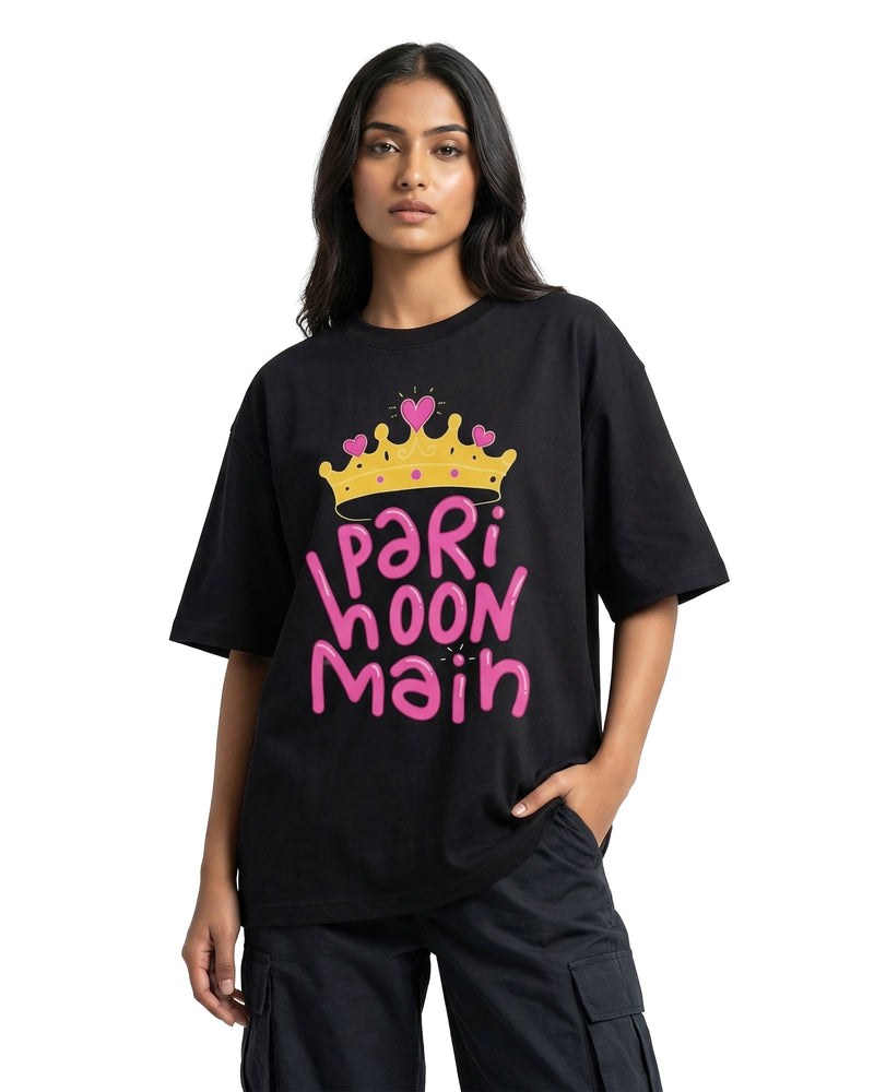 Pari Hoon Mainoversized cotton t-shirt for men and women by BOMBAE STORE