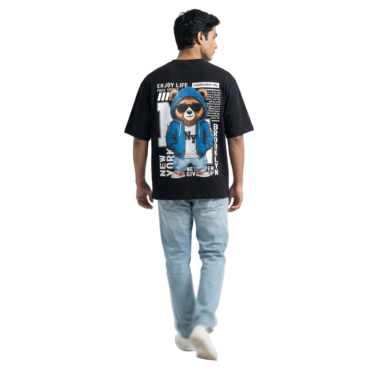 Urban Cuboversized cotton t-shirt for men and women by BOMBAE STORE
