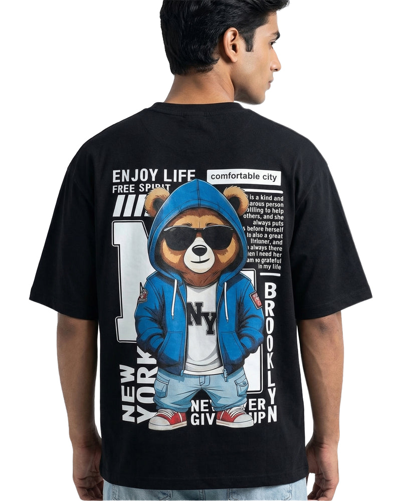 Urban Cuboversized cotton t-shirt for men and women by BOMBAE STORE