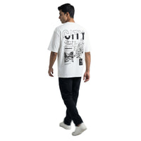 City Hustleoversized cotton t-shirt for men and women by BOMBAE STORE