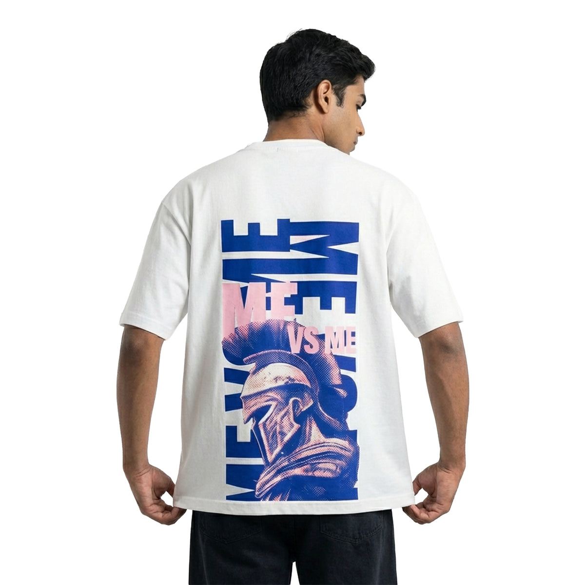 One Vs Meoversized cotton t-shirt for men and women by BOMBAE STORE