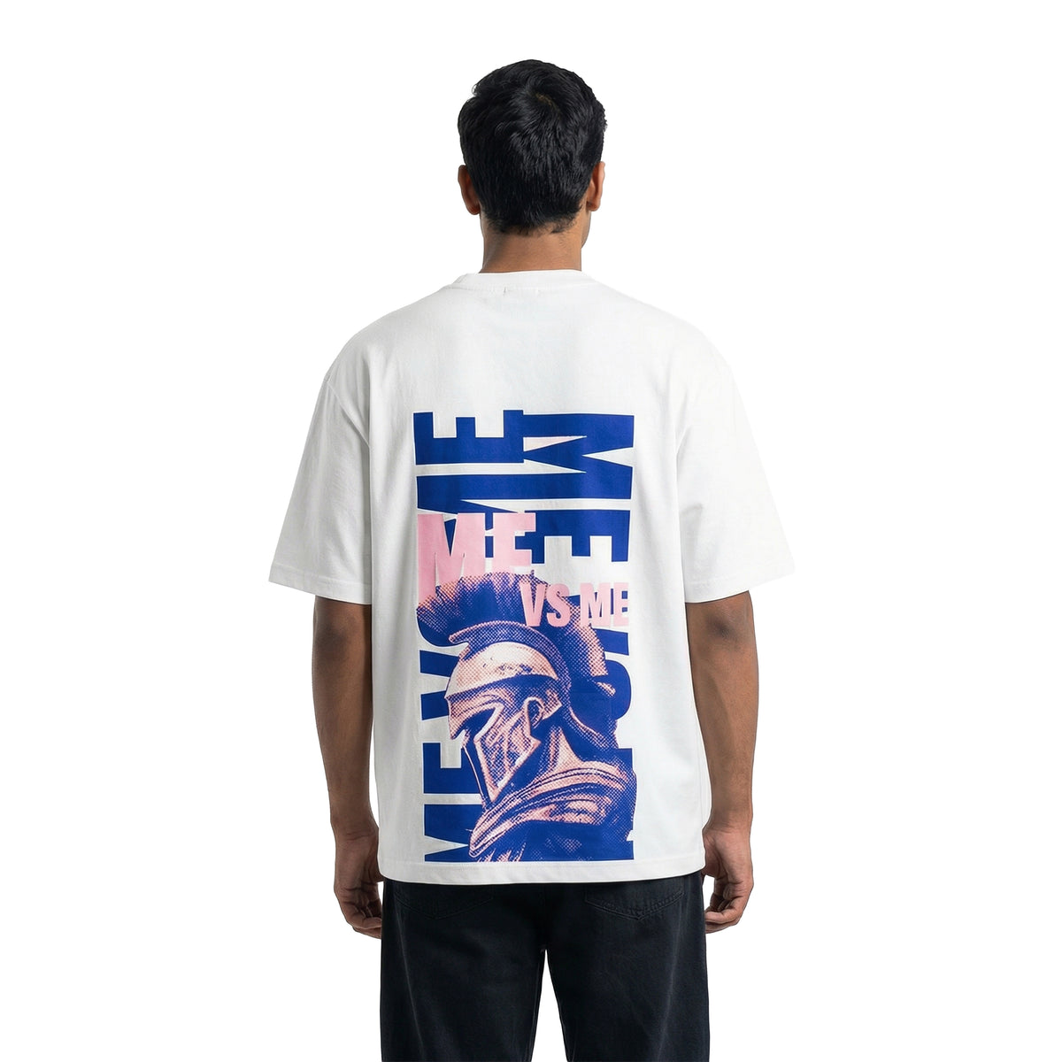 One Vs Meoversized cotton t-shirt for men and women by BOMBAE STORE
