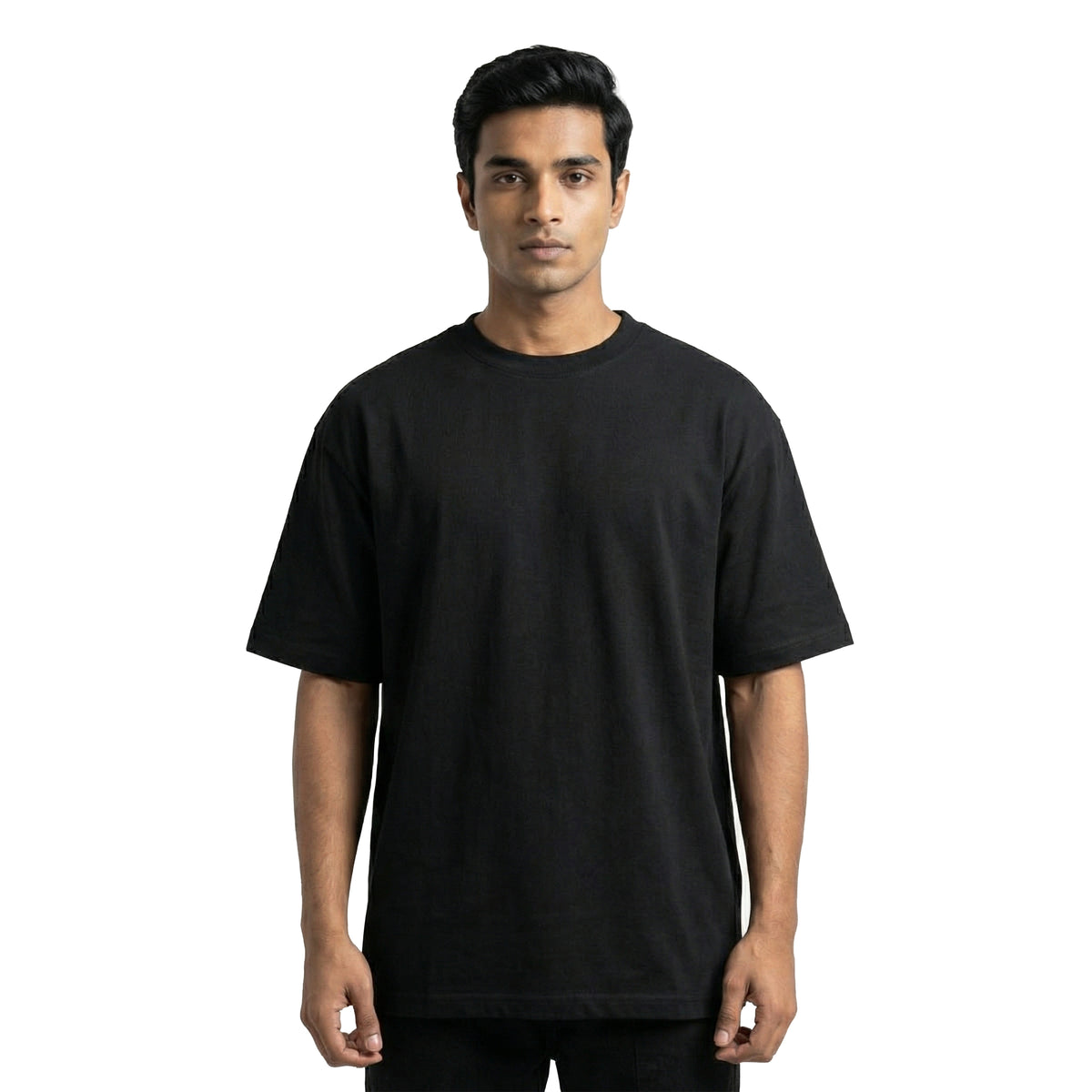 Huntedoversized cotton t-shirt for men and women by BOMBAE STORE