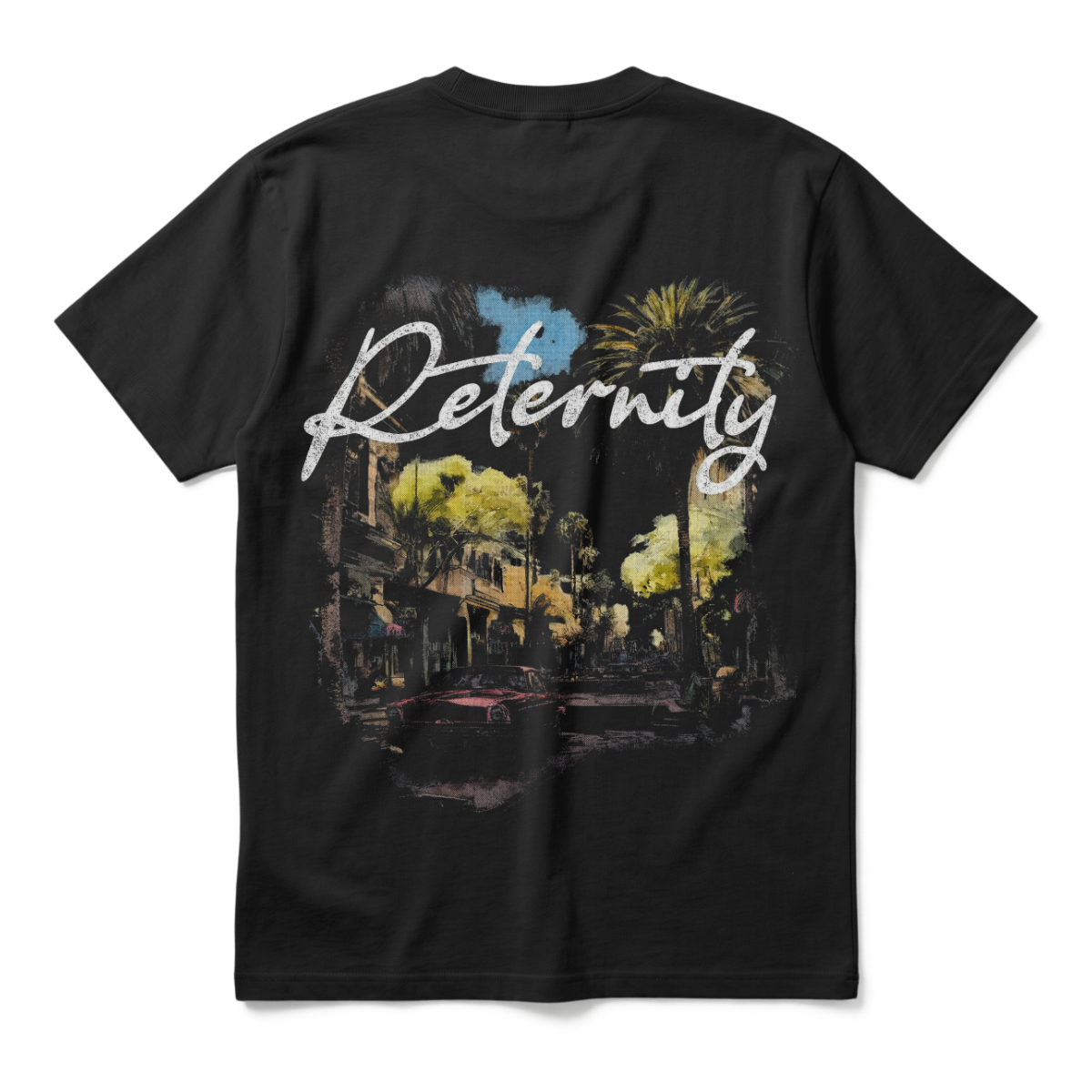 Eternityoversized cotton t-shirt for men and women by BOMBAE STORE