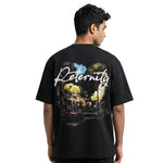 Eternityoversized cotton t-shirt for men and women by BOMBAE STORE