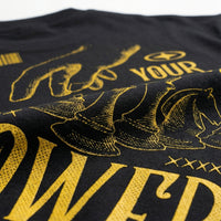 Power Playoversized cotton t-shirt for men and women by BOMBAE STORE