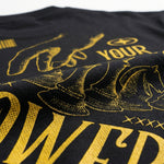 Power Playoversized cotton t-shirt for men and women by BOMBAE STORE