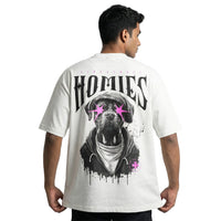 Street Houndoversized cotton t-shirt for men and women by BOMBAE STORE