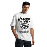 Never Aloneoversized cotton t-shirt for men and women by BOMBAE STORE