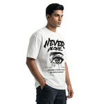 Never Aloneoversized cotton t-shirt for men and women by BOMBAE STORE