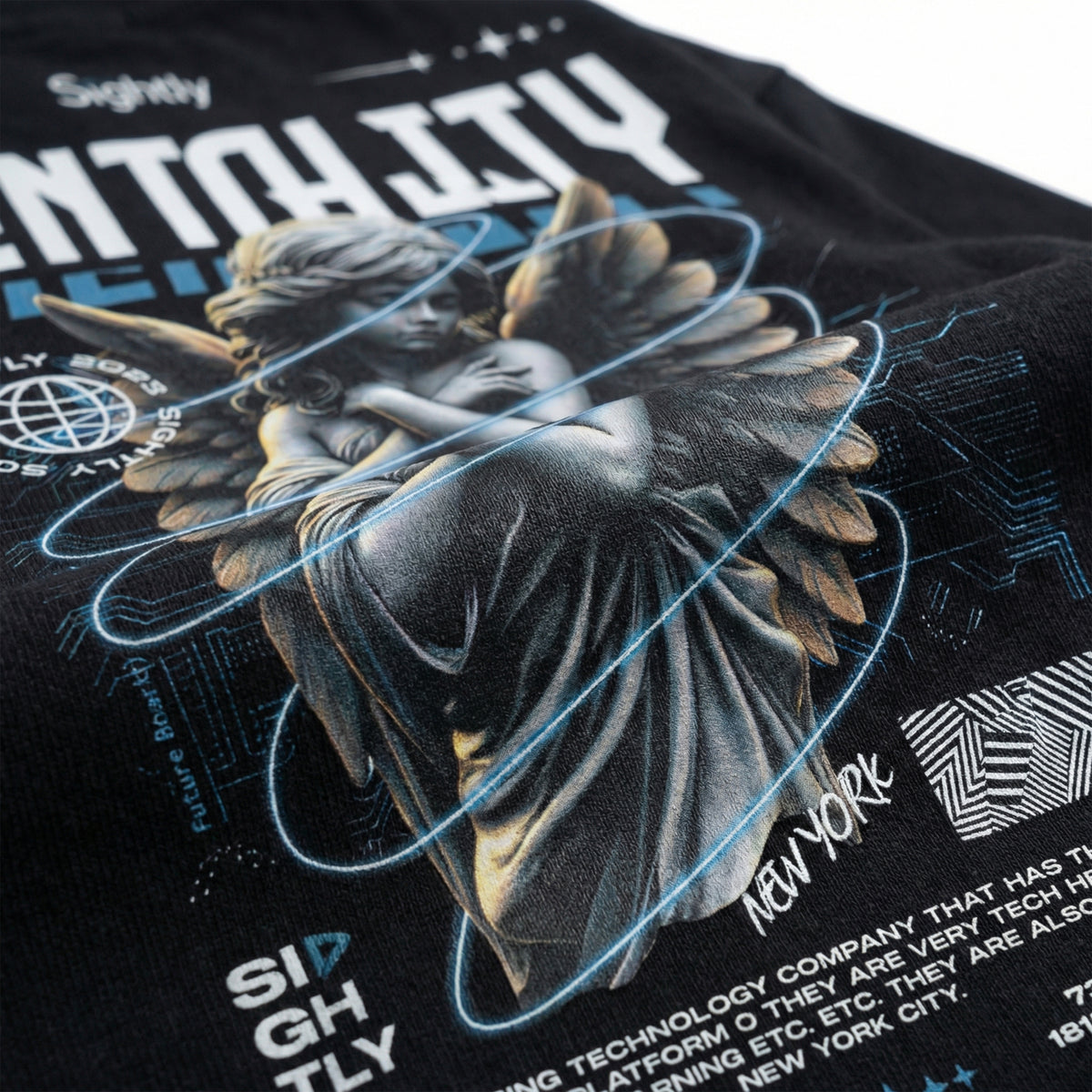 Heavenly Mindoversized cotton t-shirt for men and women by BOMBAE STORE