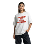 Kaleshioversized cotton t-shirt for men and women by BOMBAE STORE
