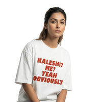 Kaleshioversized cotton t-shirt for men and women by BOMBAE STORE