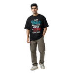 Drop Karke Aayeoversized cotton t-shirt for men and women by BOMBAE STORE
