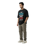 Drop Karke Aayeoversized cotton t-shirt for men and women by BOMBAE STORE