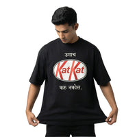 Kat Katoversized cotton t-shirt for men and women by BOMBAE STORE