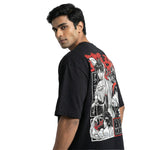 Baki Hanmaoversized cotton t-shirt for men and women by BOMBAE STORE