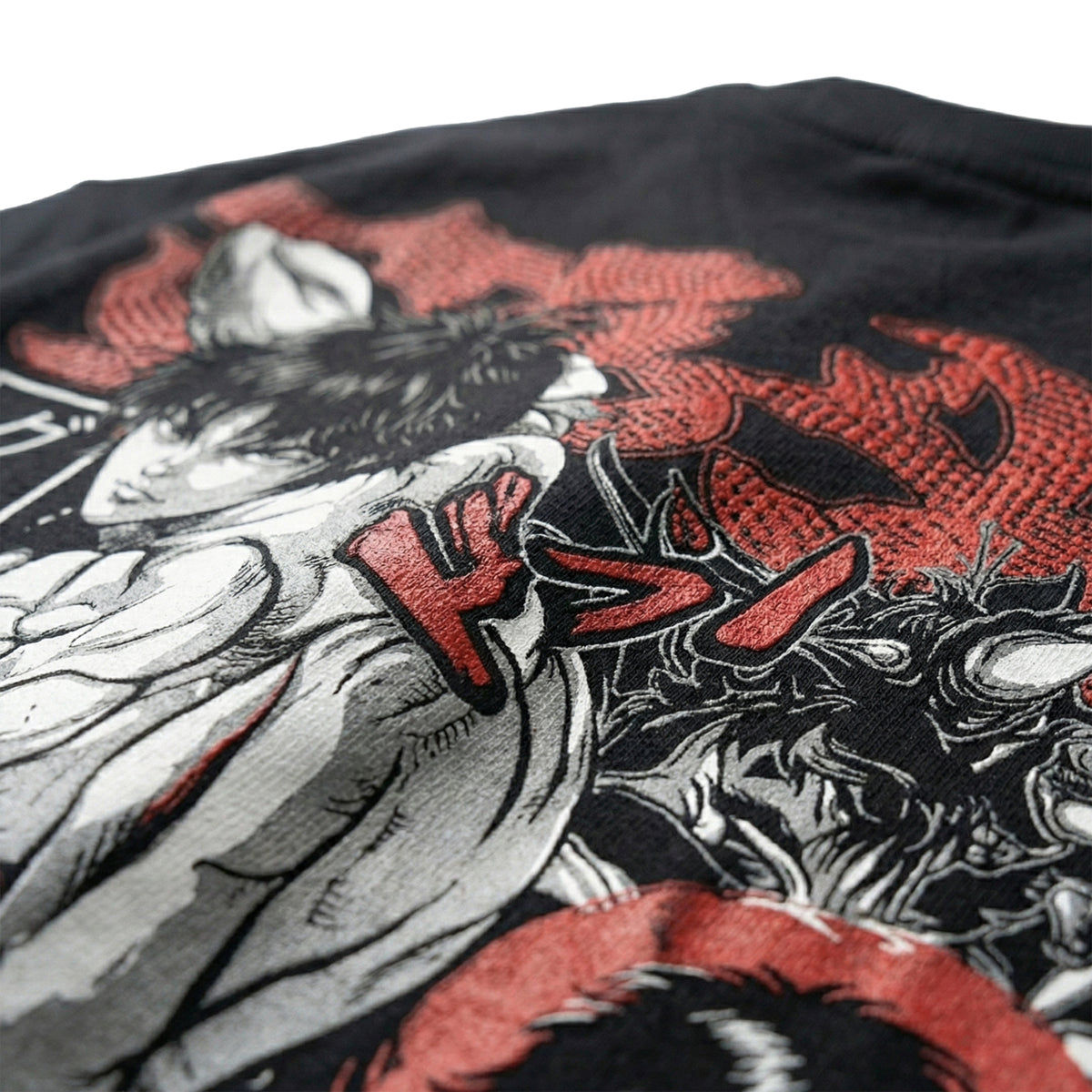 Baki Hanmaoversized cotton t-shirt for men and women by BOMBAE STORE