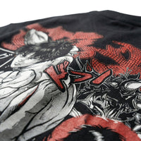 Baki Hanmaoversized cotton t-shirt for men and women by BOMBAE STORE