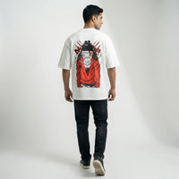 Bandaged Roninoversized cotton t-shirt for men and women by BOMBAE STORE