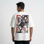 Shinobuoversized cotton t-shirt for men and women by BOMBAE STORE