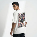 Shinobuoversized cotton t-shirt for men and women by BOMBAE STORE