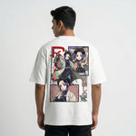 Shinobuoversized cotton t-shirt for men and women by BOMBAE STORE