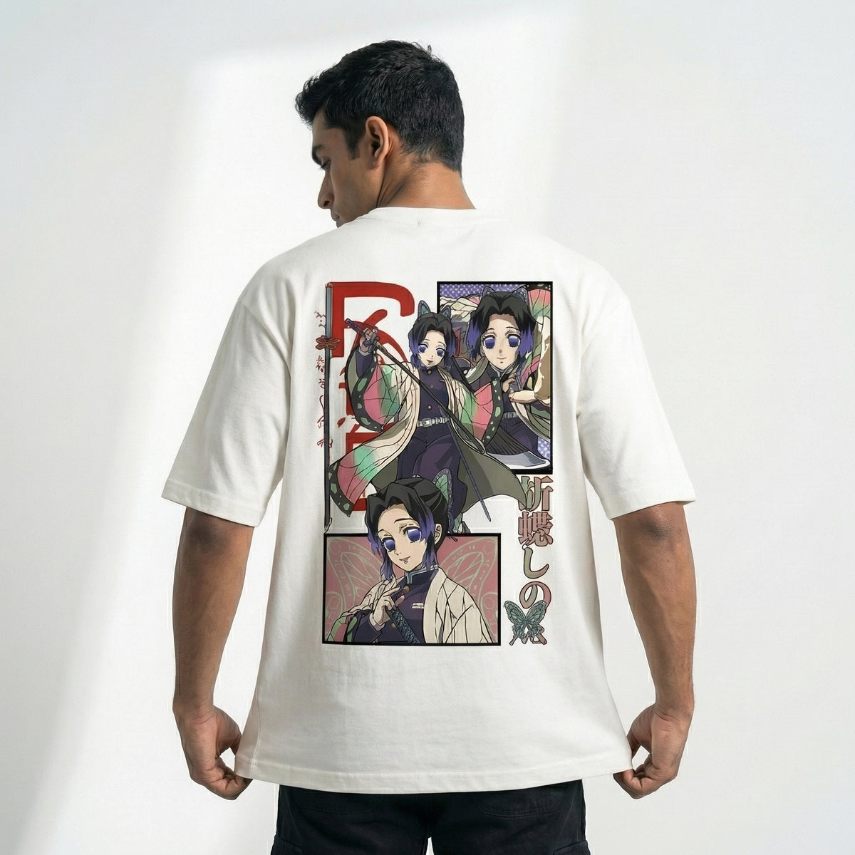 Shinobuoversized cotton t-shirt for men and women by BOMBAE STORE