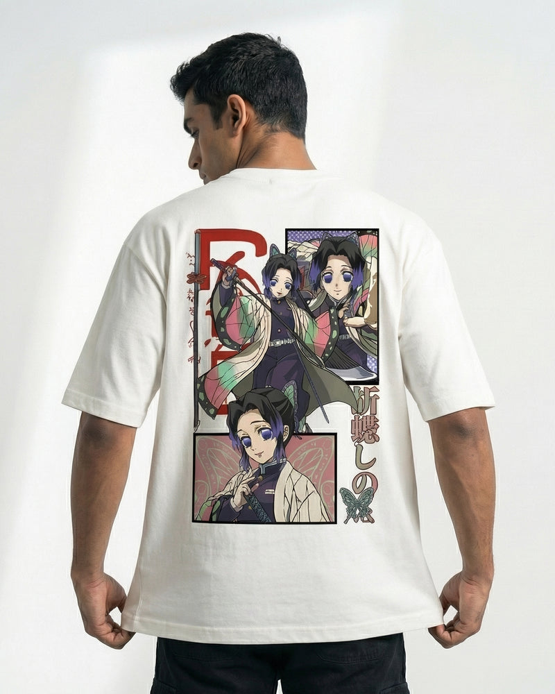 Shinobuoversized cotton t-shirt for men and women by BOMBAE STORE