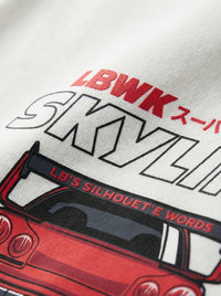 LBWK Skylineoversized cotton t-shirt for men and women by BOMBAE STORE