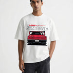 LBWK Skylineoversized cotton t-shirt for men and women by BOMBAE STORE