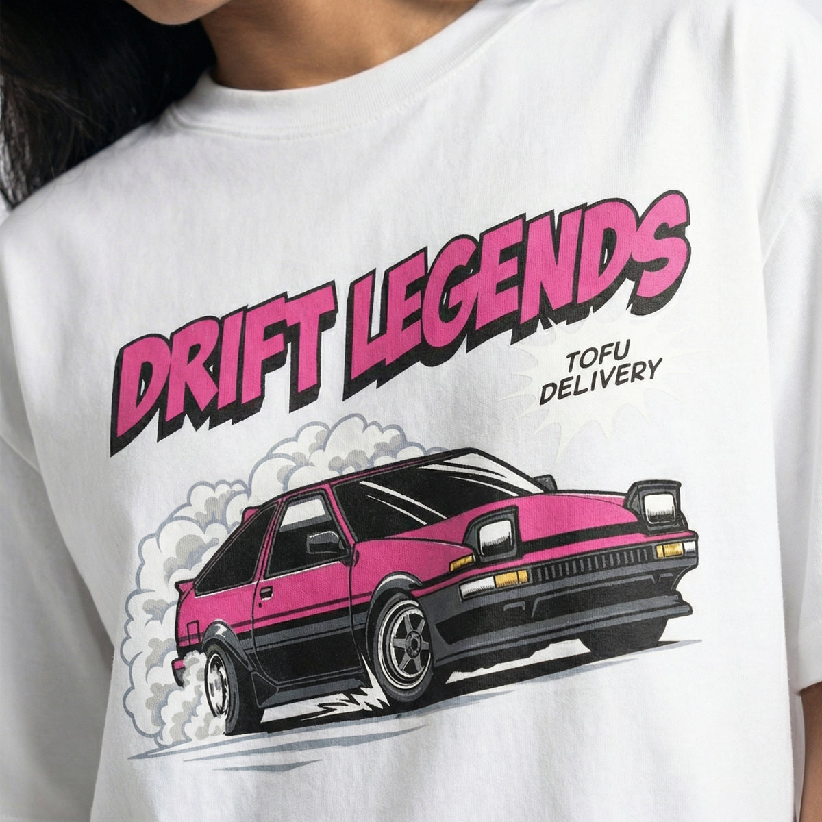 Drift Legendsoversized cotton t-shirt for men and women by BOMBAE STORE
