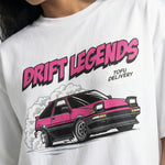 Drift Legendsoversized cotton t-shirt for men and women by BOMBAE STORE
