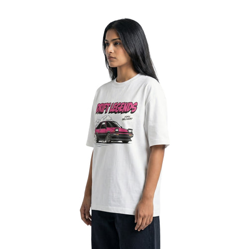 Drift Legendsoversized cotton t-shirt for men and women by BOMBAE STORE