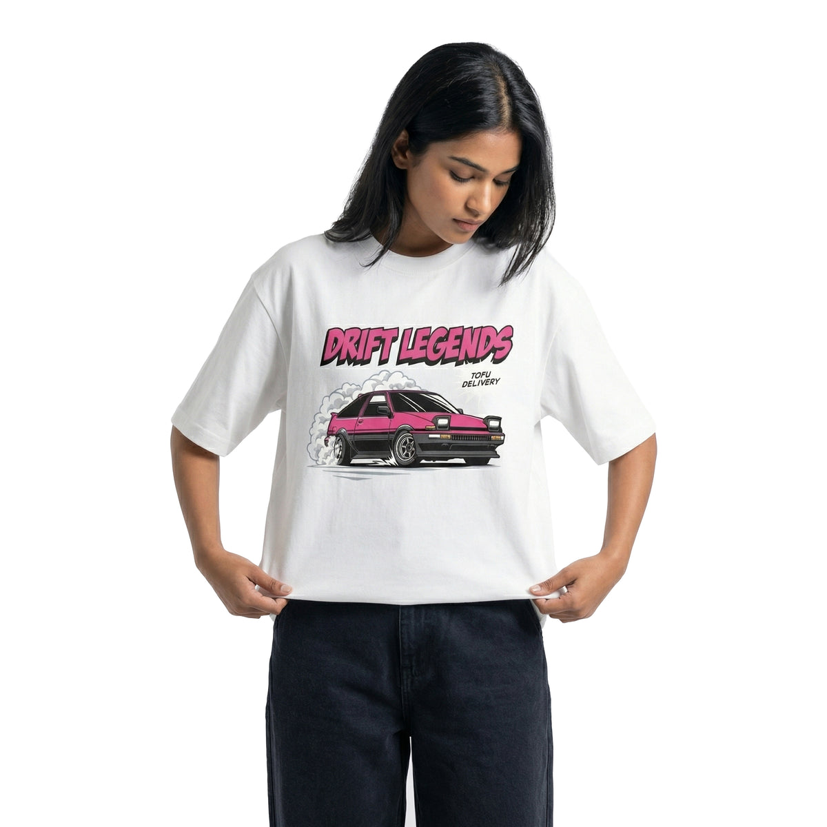 Drift Legendsoversized cotton t-shirt for men and women by BOMBAE STORE