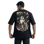 Titan Demonoversized cotton t-shirt for men and women by BOMBAE STORE